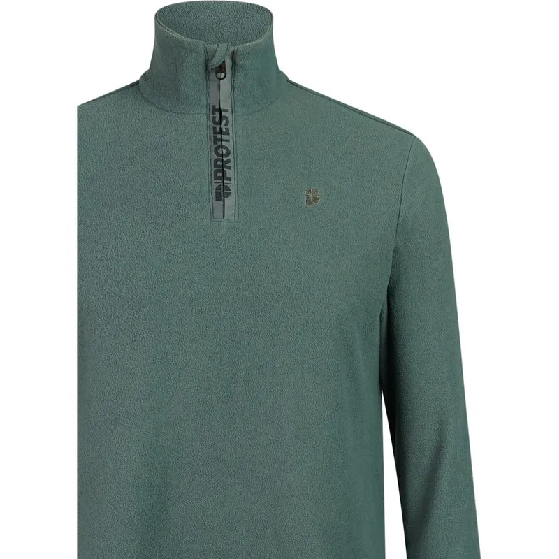Protest Prtreperfecto 1/4 Zip Active Top Herren Fleecepullover evergreen