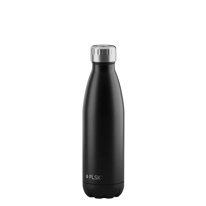 Trinkflasche Edelstahl 500ml Black