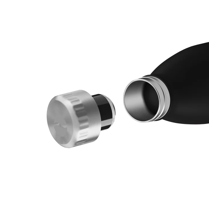 Trinkflasche Edelstahl 500ml Black