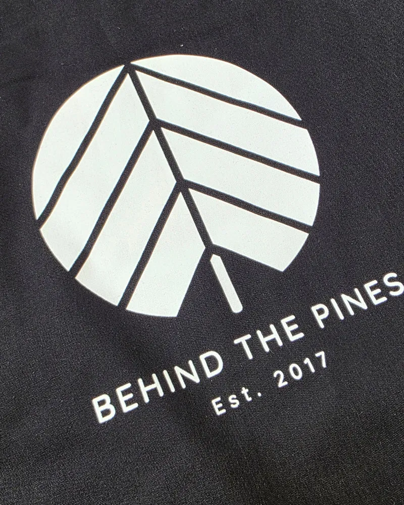 Behind The Pines Organic Tote Bag Black