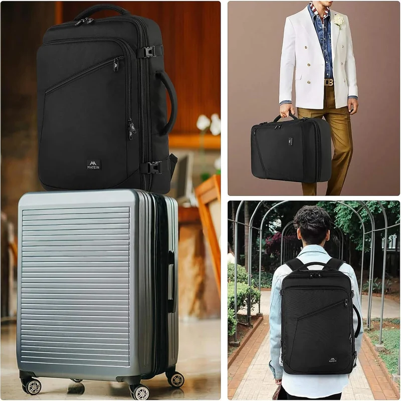 MATEIN Ryanair Handgepäck 40x30x20, Handgepäck Rucksack Flugzeug Herren 24L