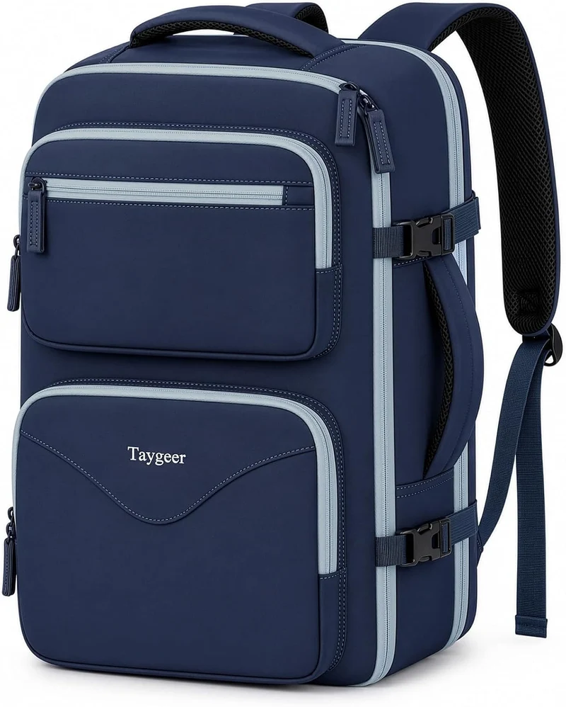 Taygeer Travel Backpack for Women, Travel Personal Item Bag with Shoe Pouch