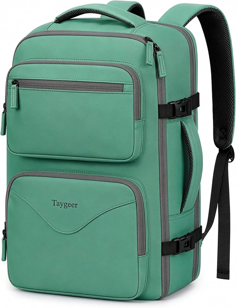 Taygeer Travel Backpack for Women, Travel Personal Item Bag with Shoe Pouch