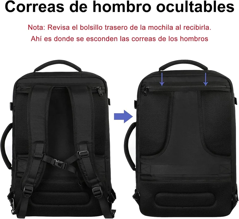 MATEIN Mochila 40x30x20, Mochila Viaje Cabina Avion 40x30x20 para Ryanair