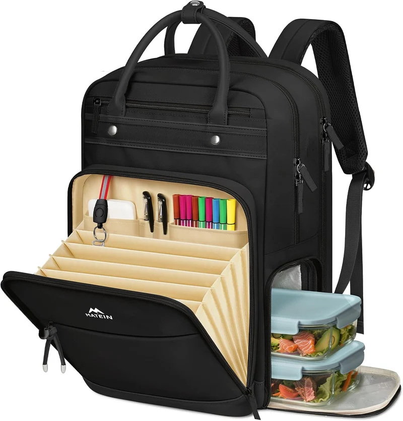 MATEIN Work Backpack with Lunch Compartment