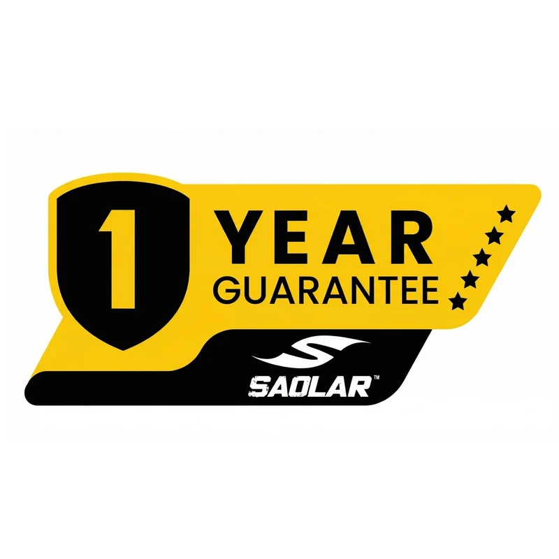 SAOLAR 1-Year Warranty