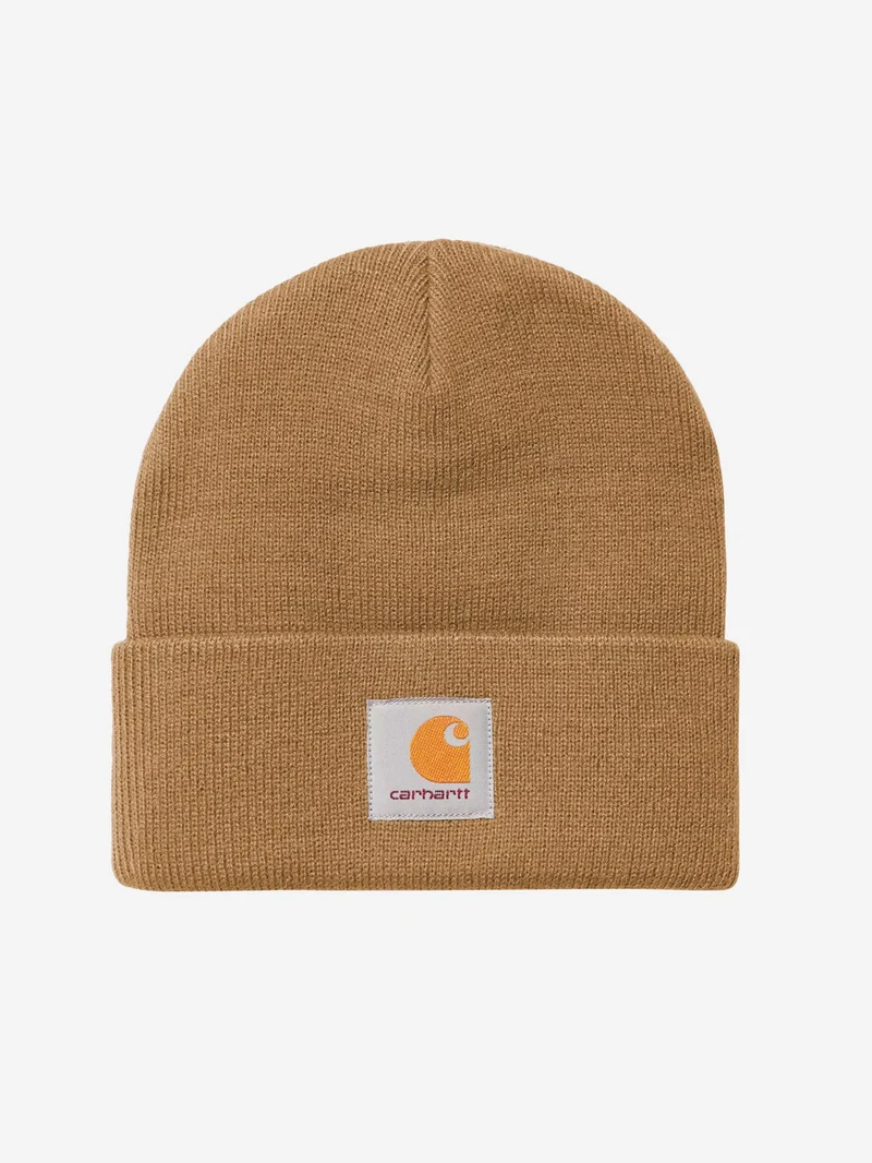 Berretto marrone chiaro Short Watch Hat