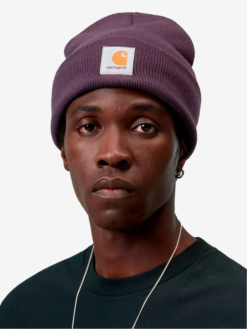 Berretto viola Short Watch Hat