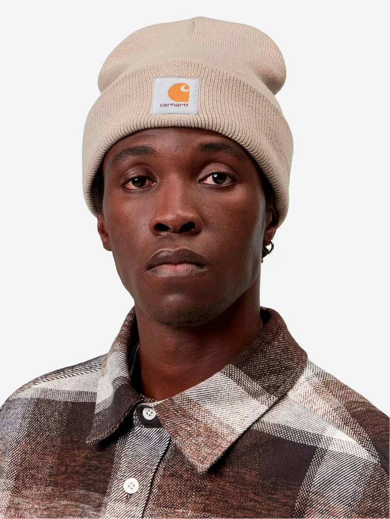 Berretto beige Short Watch Hat