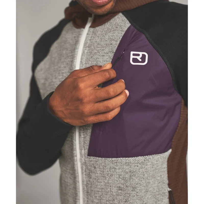 Ortovox Fleece GP Classic Knit Hoody Dark chestnut