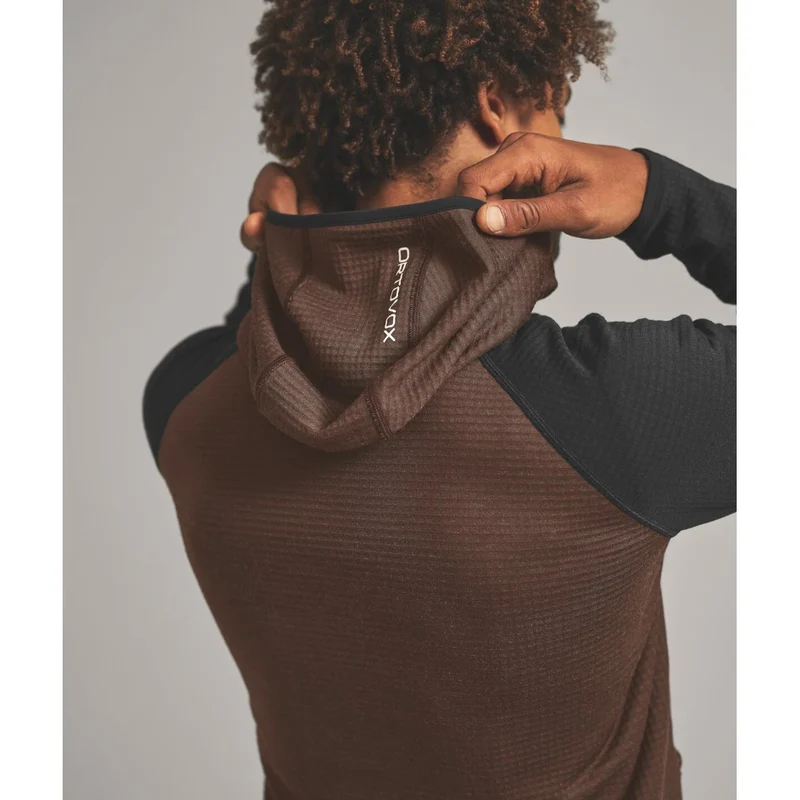 Ortovox Fleece GP Classic Knit Hoody Dark chestnut