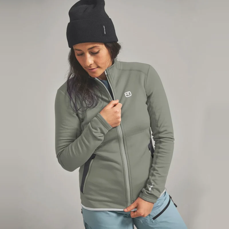Ortovox Fleece Jacket W Green sage