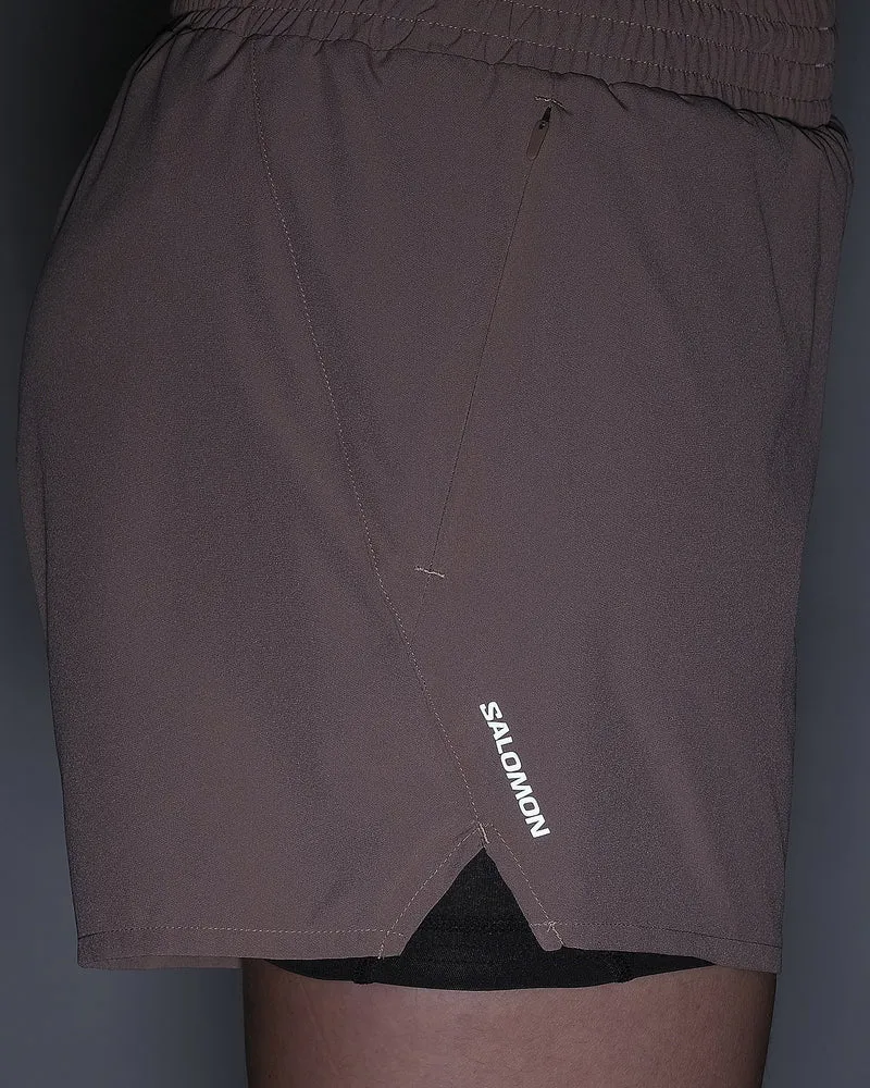 Salomon SHKout Core 2in1 4" Shorts Dames