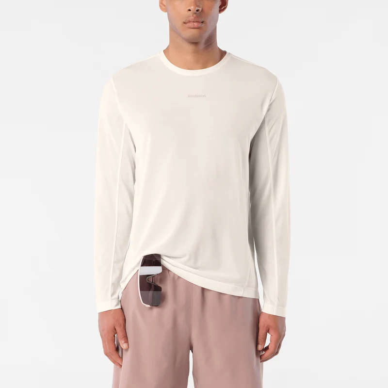 Salomon Shakeout Core Longsleeve GFX Heren