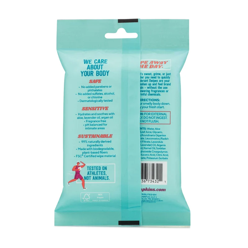 Butt Napkins B.O.dorant Swipes
