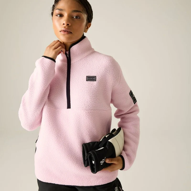 Dare2B Slide Out Damen Fleecepullover pink-haze