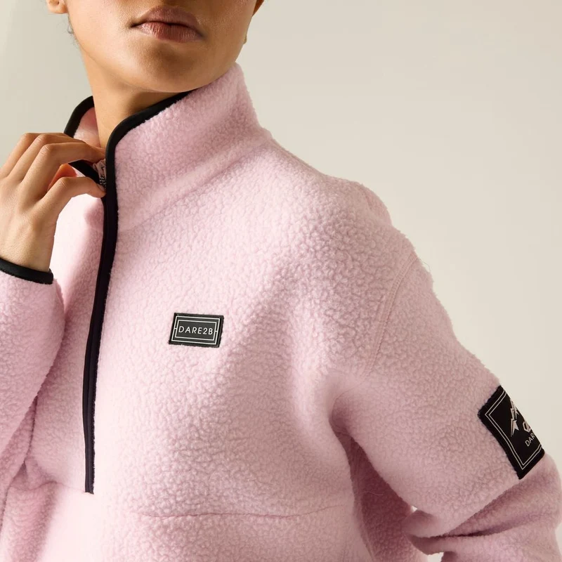 Dare2B Slide Out Damen Fleecepullover pink-haze
