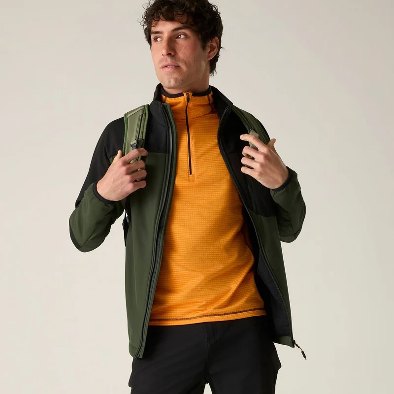 Regatta Moutdale Herren Softshelljacke darkkhak-blk