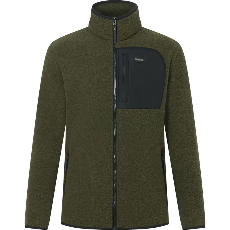 Regatta Frankie Borg Herren Fleecejacke darkkhak-blk