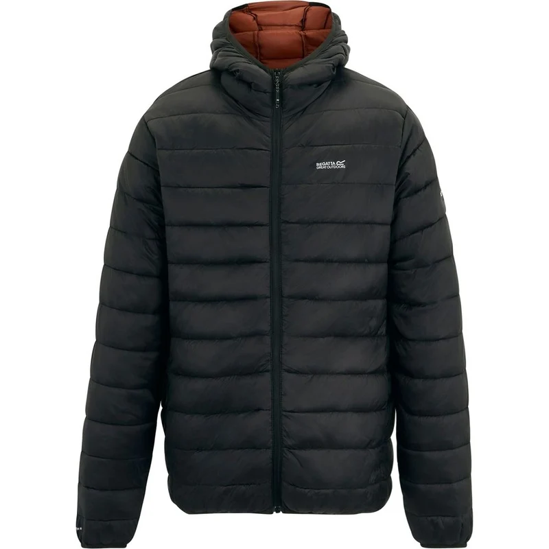Regatta Hooded Marizion Herren Isolationsjacke black/burnt henna