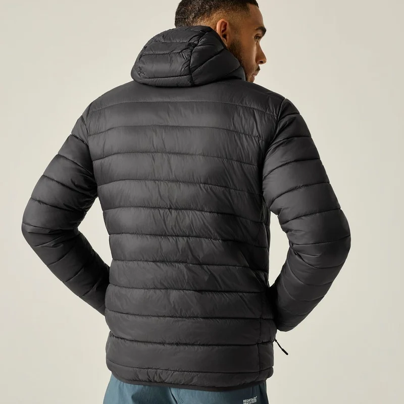 Regatta Hooded Marizion Herren Isolationsjacke black/burnt henna