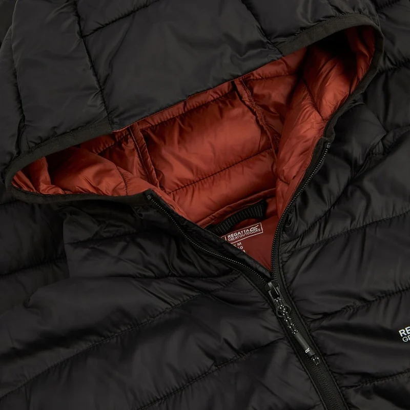 Regatta Hooded Marizion Herren Isolationsjacke black/burnt henna