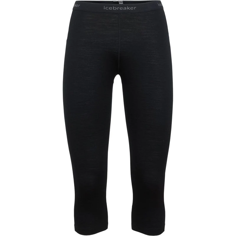 Icebreaker W 200 Oasis Legless Damen 3/4 Funktionsunterhose black
