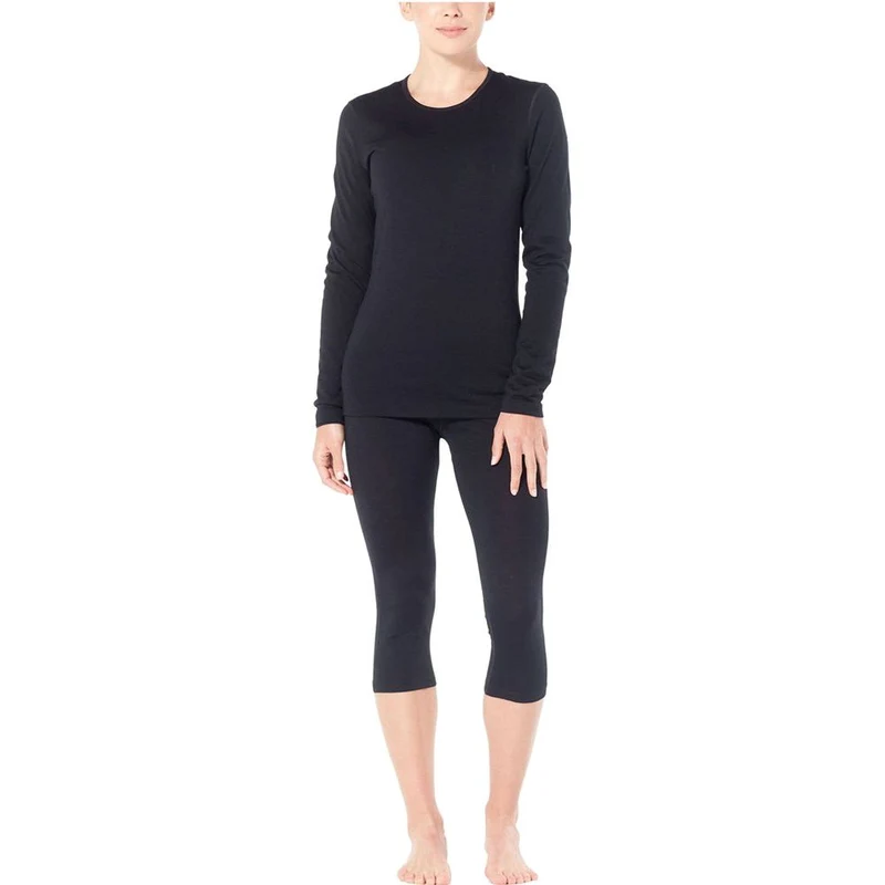 Icebreaker W 200 Oasis Legless Damen 3/4 Funktionsunterhose black