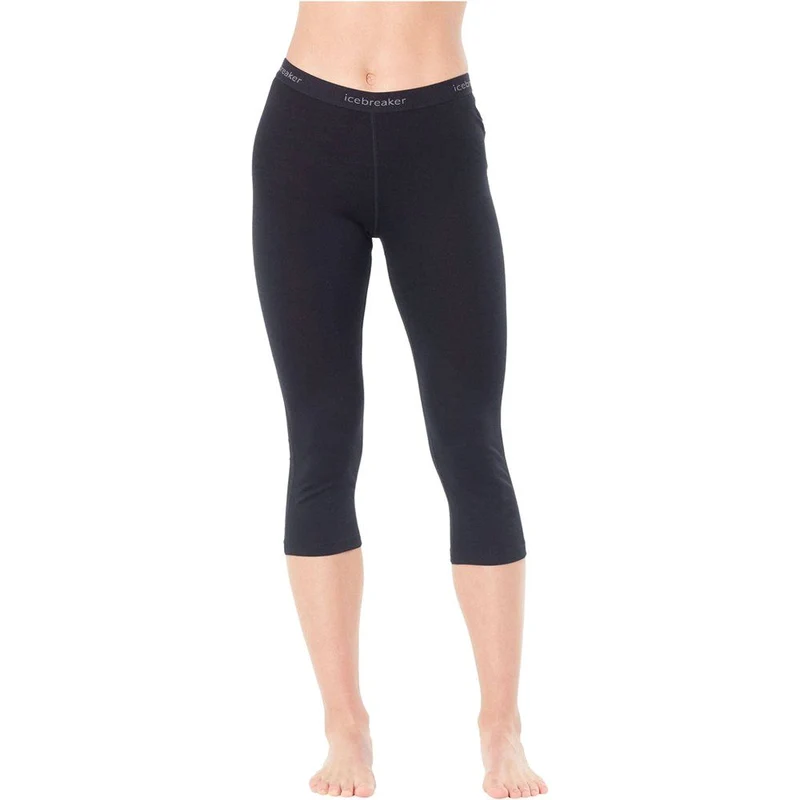 Icebreaker W 200 Oasis Legless Damen 3/4 Funktionsunterhose black