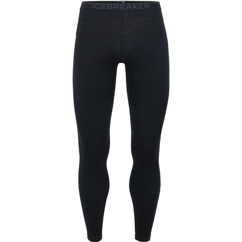 Icebreaker M 200 Oasis Herren Thermoleggings black/monsoon