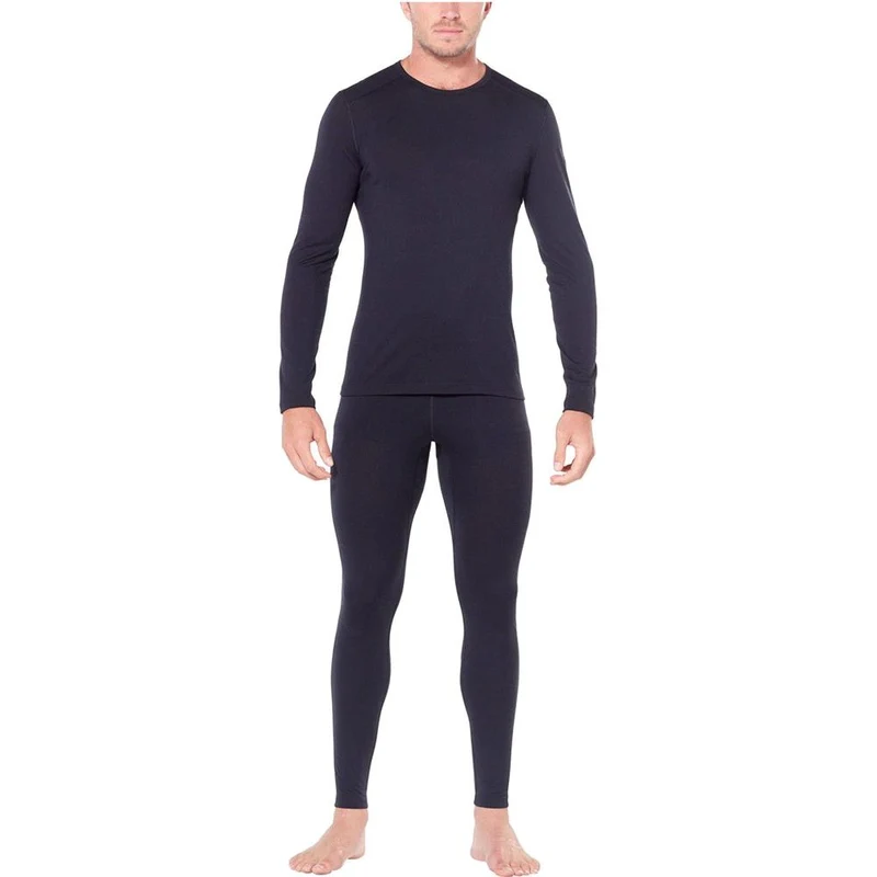 Icebreaker M 200 Oasis LS Crewe Herren Langarmshirt black