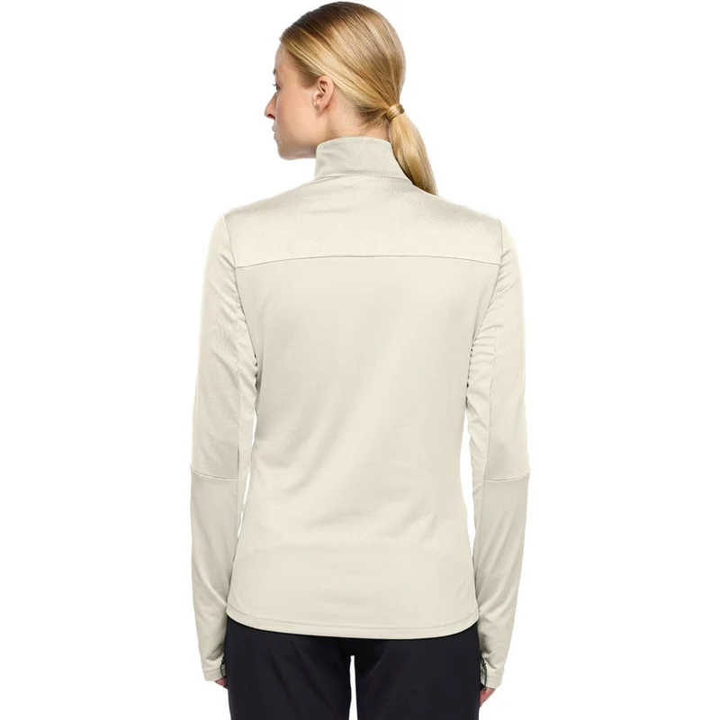 Vaude Livigno Halfzip II Midlayer Damen ecru