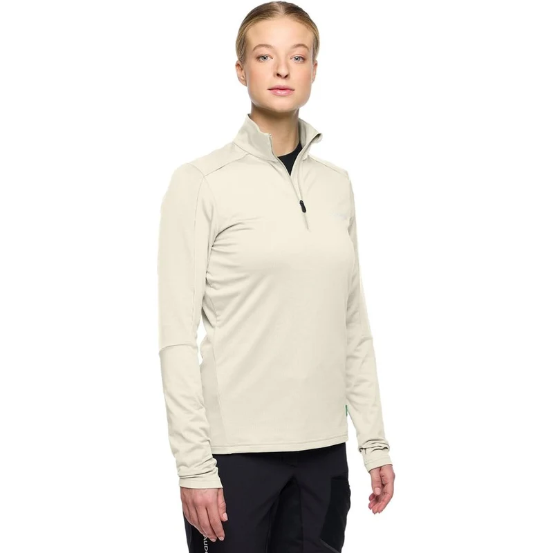 Vaude Livigno Halfzip II Midlayer Damen ecru