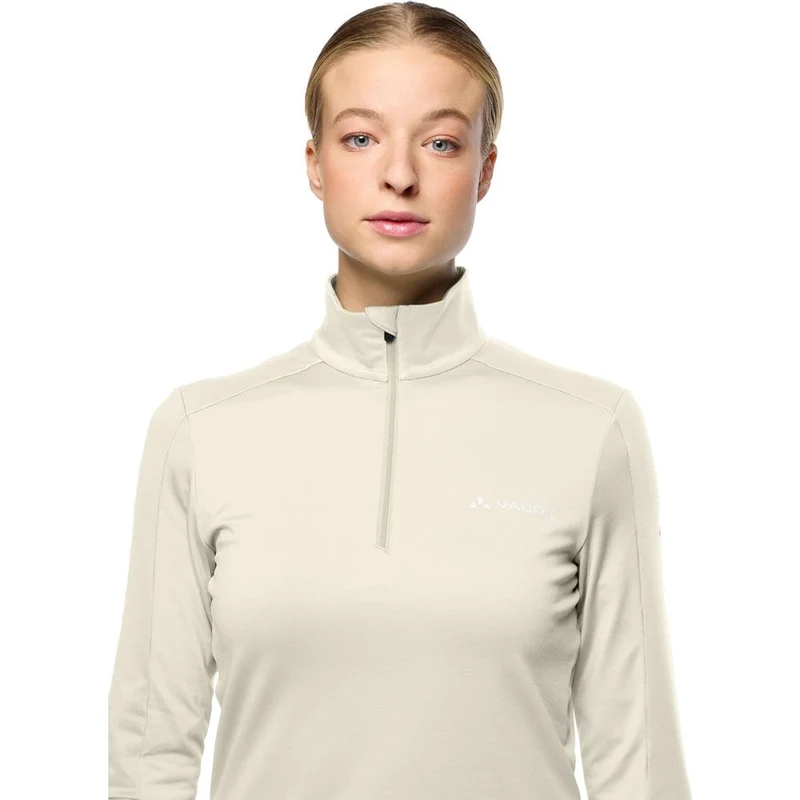 Vaude Livigno Halfzip II Midlayer Damen ecru