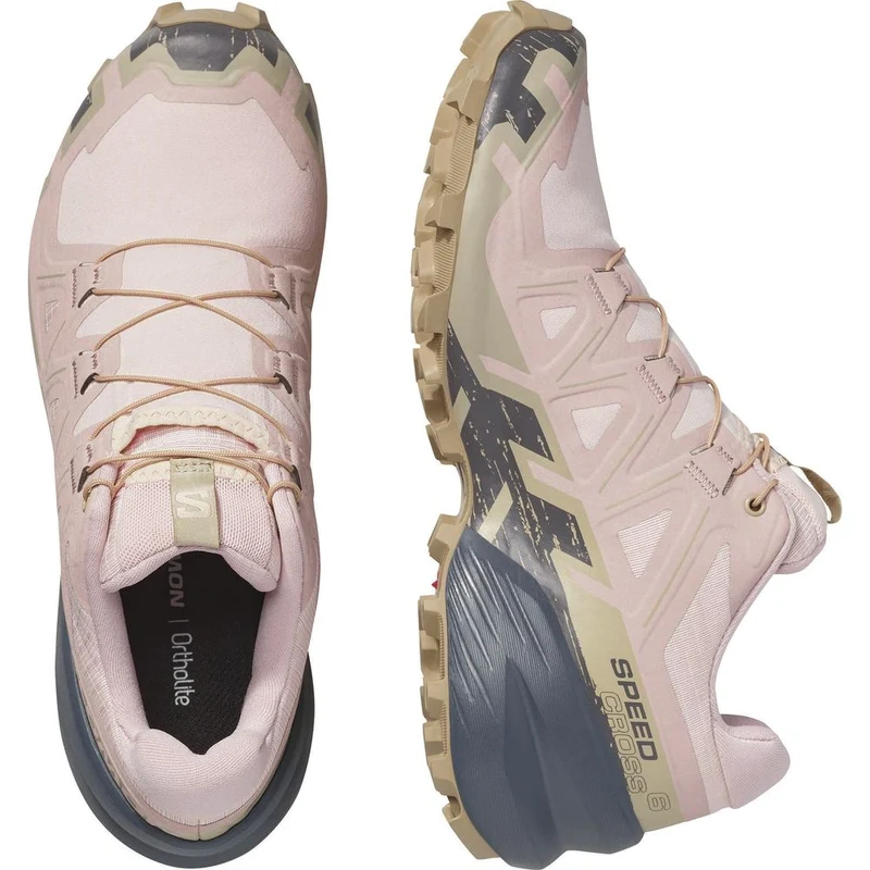 Salomon Shoes Speedcross 6 W Damen Trailrunningschuh tapioca/shadow gray/slate green