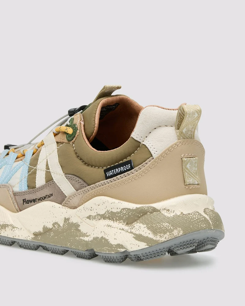 Flower Mountain Iwano 2 L.E. Waterproof Suede Nylon 10th Capsule Taupe / Grey / Sage
