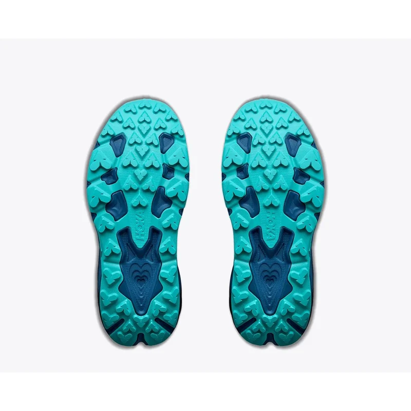 Hoka Speedgoat 7 Big Kids black night glow blue