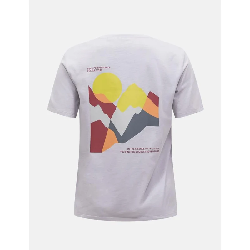 Peak Performance W Explore Graphic Tee misty lavender Damen T-Shirt
