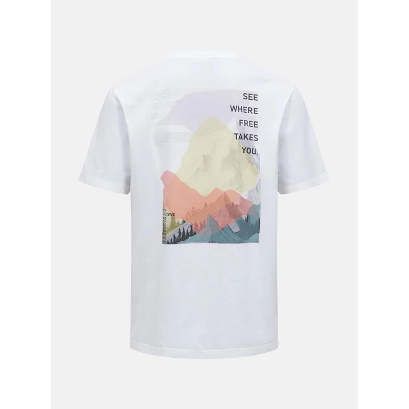 Peak Performance M Original Graphic Tee white Herren T-Shirt