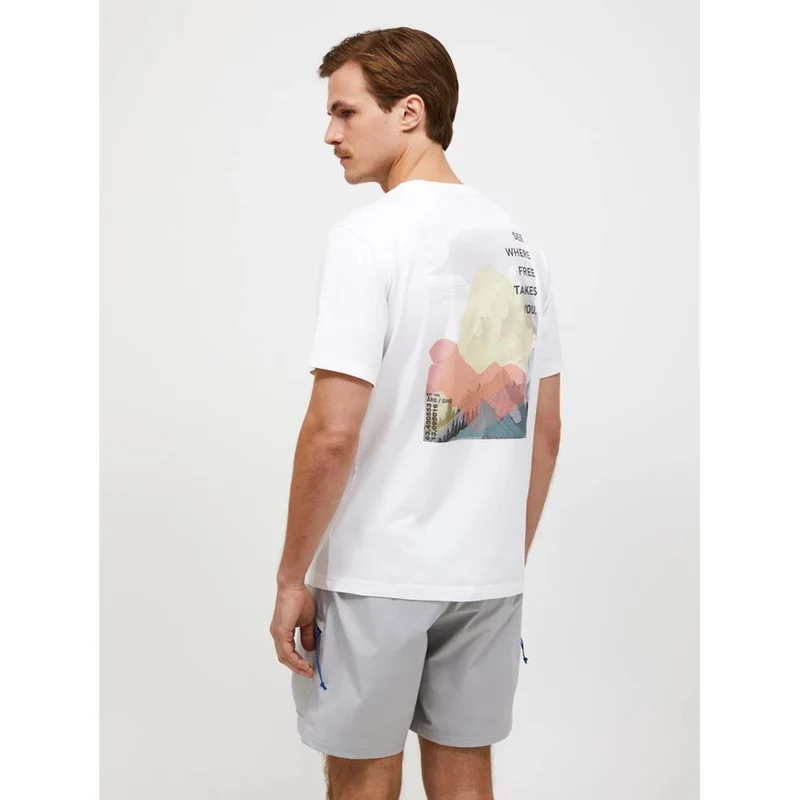 Peak Performance M Original Graphic Tee white Herren T-Shirt