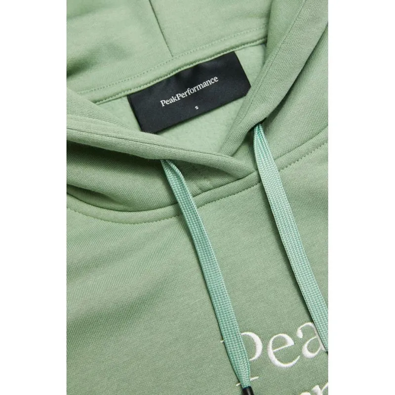 Peak Performance W Original Hood green valley offwhite Damen Hoody