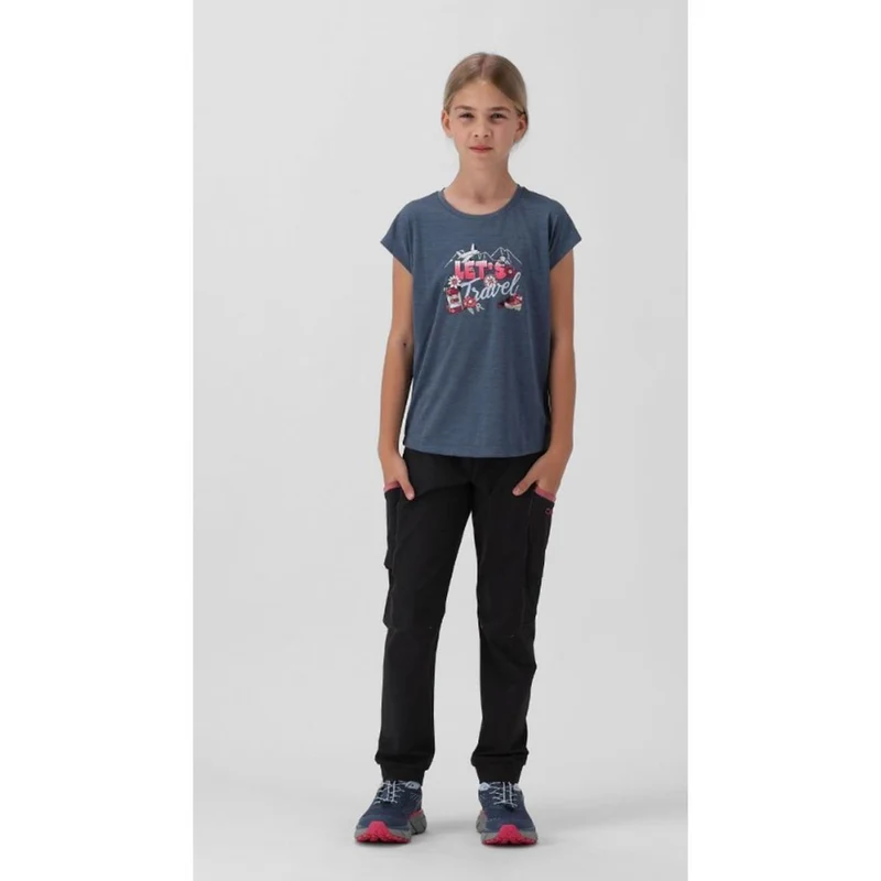 CMP Girl Long Pant Light Climb antracite-peony