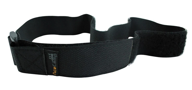 AceCamp 4er-Set Klettgurt Packriemen 60 cm – Schwarz