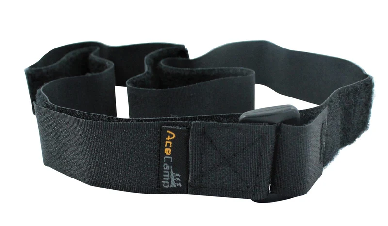 AceCamp 2X Klettgurt Packriemen 90 cm – Schwarz