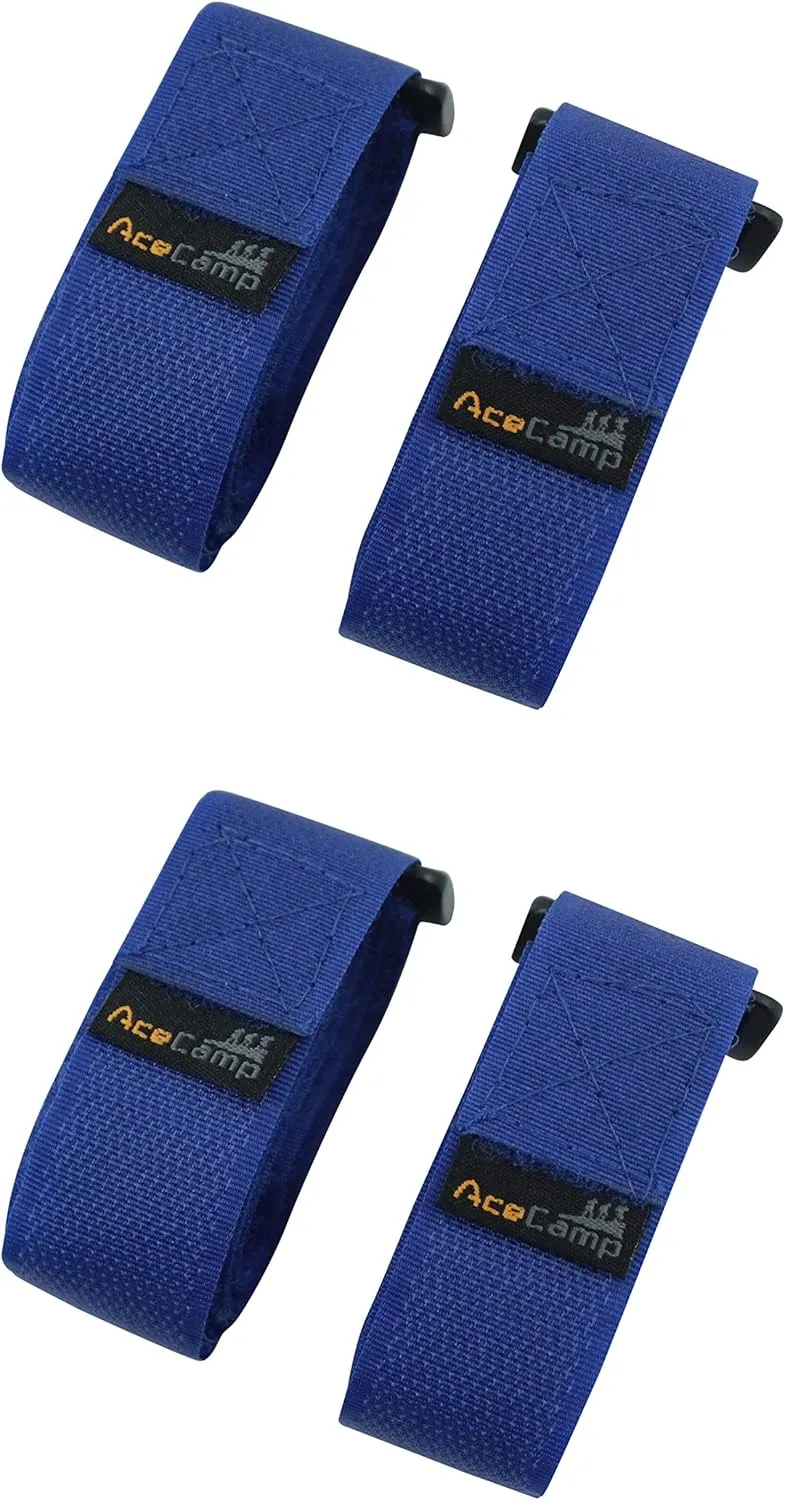 AceCamp Klettgurt 2er-Set 2,5 x 30 cm – Blau