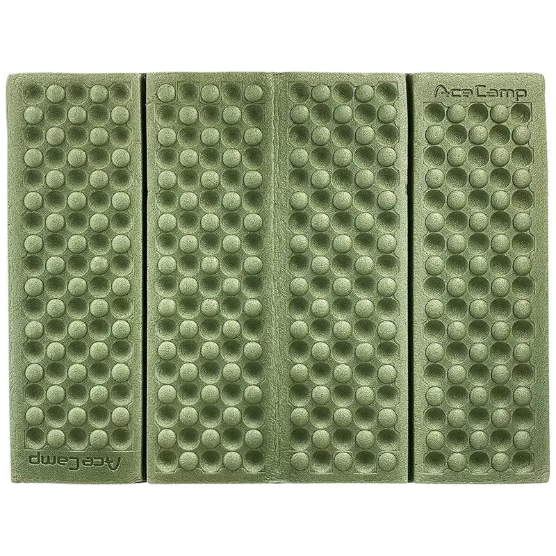 2er Set faltbares Thermo-Sitzkissen 40x30 cm – Grün