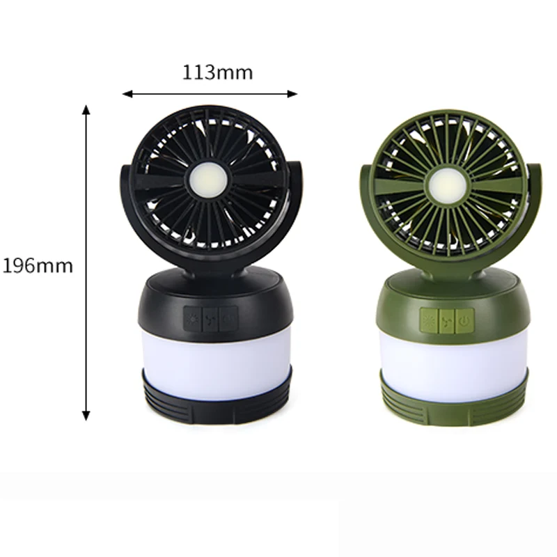 NOTOS Ventilatorlampe mit LED & Powerbank-Funktion