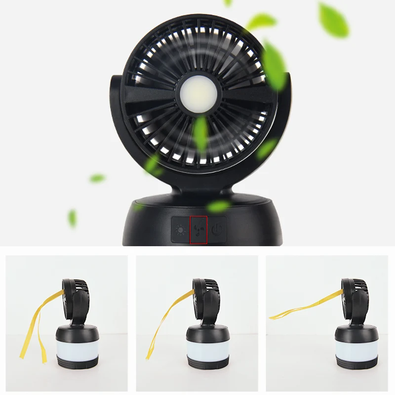 NOTOS Ventilatorlampe mit LED & Powerbank-Funktion