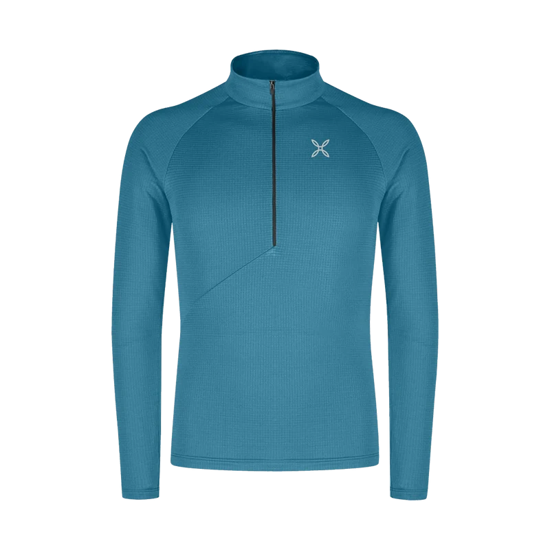 Montura Peak Power Grid Polartec Anorak Steel Blue