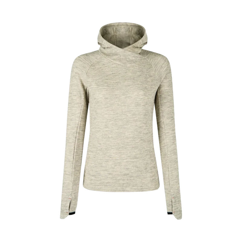 Montura Versante Merino Hooded L/S Tee W Oxford Tan
